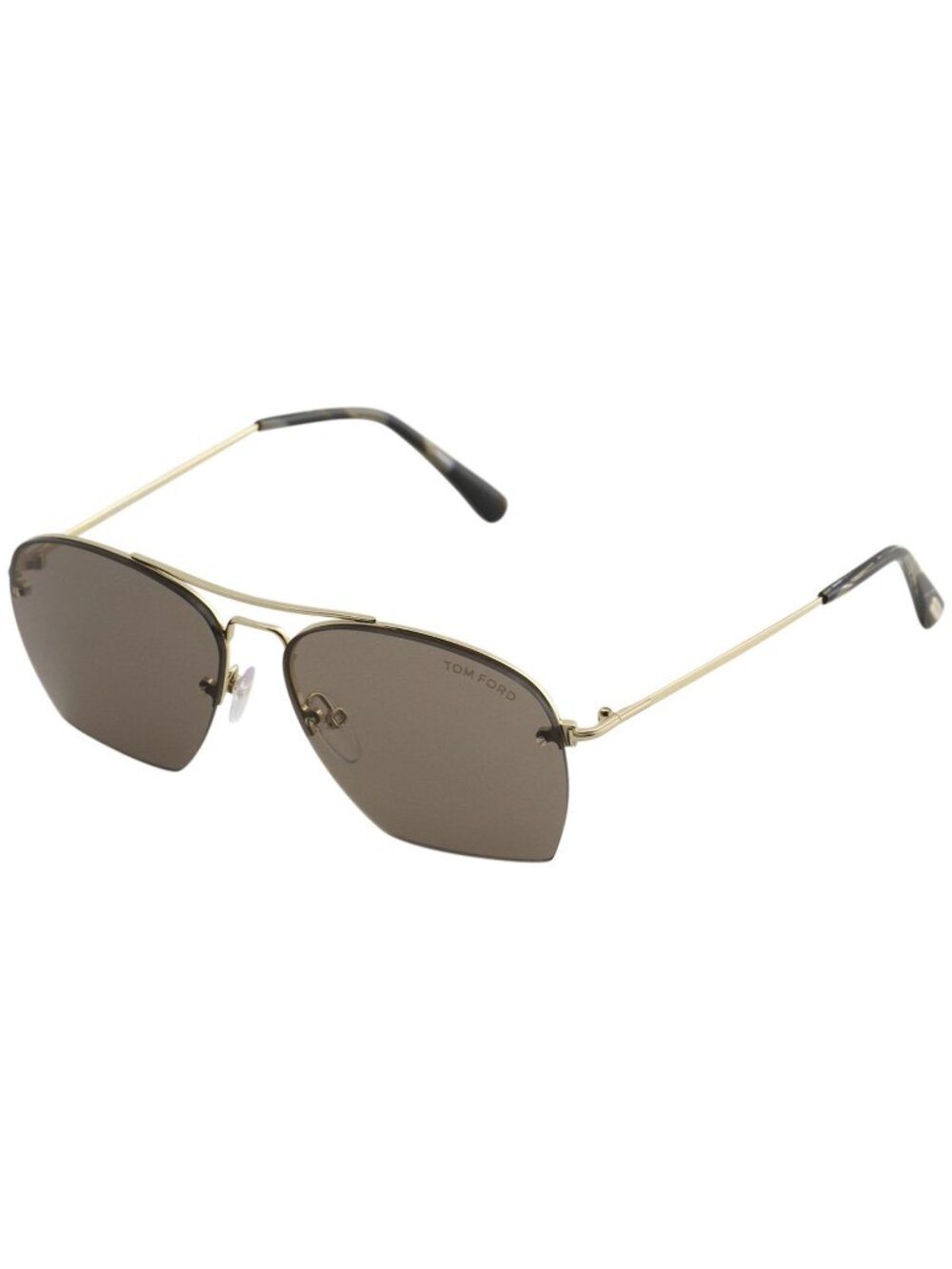 NEW TOM FORD SUNGLASSES WHELAN TF505 28E WOMEN AVIATOR GOLD/GRAY EYEWEAR FT0505